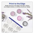 Labels | Avery 04222 0.75 in. Diameter Printable Self-Adhesive Permanent ID Labels with Sure Feed - Clear (400/Pack) image number 2
