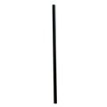 Cutlery | Boardwalk BWKGSTW775BK 7.75 in. Wrapped Giant Polypropylene Straws - Black (7200/Carton) image number 0
