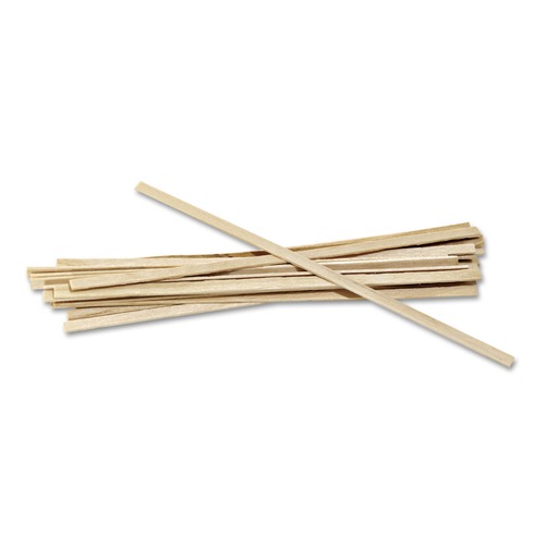 Coffee | AmerCareRoyal R810 5.5 in. Wood Coffee Stirrers (10000/Carton) image number 0