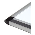 White Boards | U Brands 2806U00-01 PINIT 35 x 35 Magnetic Dry Erase Board - White image number 2