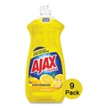Dish Soaps | Ajax 144673 28 oz. Bottle Dish Detergent - Lemon Scent (9/Carton) image number 1