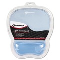 Mouse Pads & Wrist Support | Innovera IVR51430 8-1/4 in. x 9-5/8 in. Nonskid Base Gel Mouse Pad with Wrist Rest - Blue image number 1