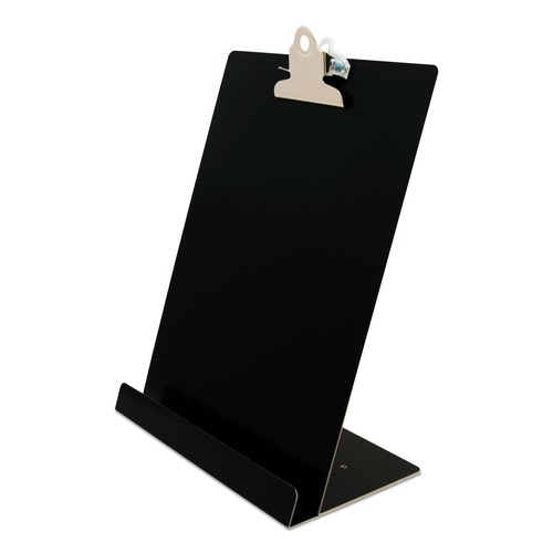 Clipboards | Saunders 22521 Free Standing Clipboard and Tablet Stand with 1 in. Clip Capacity for 8.5 in. x 11 in. Sheets - Black image number 0