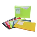 Sheet Protectors | C-Line 63160 Write-On Straight Tab Letter Size Poly File Jackets - Assorted Colors (10/Pack) image number 3