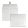 Envelopes & Mailers | Survivor QUAR4430 Tyvek 10 x 13 18 lb. Heavyweight Square Flap Open End Expansion Mailers - White (100/Carton) image number 0