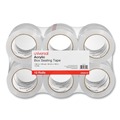 Tapes | Universal UNV66100 3 in. Core 1.88 in. x 109 yds. Deluxe General-Purpose Acrylic Box Sealing Tape - Clear (12/Pack) image number 0