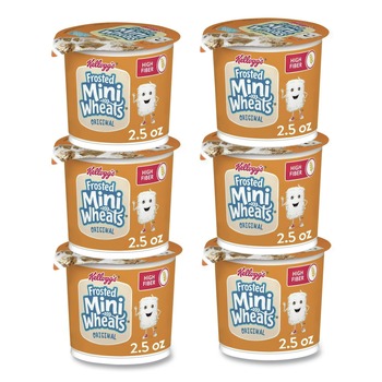  | Kellogg's KEE42798 Single-Serve Frosted Mini Wheats Breakfast Cereal (6/Box)