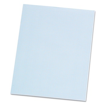 JUST LAUNCHED | Ampad 22-005 8.5 in. x 11 in. 8 sq-in.Quadrille Pads - Quadrille, White (50 Sheets/Pad)
