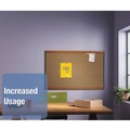 Bulletin Boards | Quartet B243LC 36 in. x 24 in. Prestige Colored Cork Bulletin Board - Brown Surface/Light Cherry Finished Fiberboard/Plastic Frame image number 6
