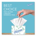  | Surpass 21320 2-Ply Pop-Up Box Facial Tissue for Business - White (110/Box, 36 Boxes/Carton) image number 4