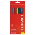 Pencils | Universal UNV55324 Woodcase 3 mm Colored Pencils - Assorted Colors (24/Pack) image number 2