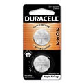 Batteries | Duracell DL2032B2PK 2032 Lithium Coin Batteries with Bitterant (2/Pack) image number 0