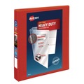 Binders | Avery 79170 11 in. x 8.5 in. 1 in. Capacity 3 Rings Heavy-Duty View Binder with DuraHinge and One Touch EZD Rings - Red image number 0