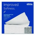 Paper Towels and Napkins | Kleenex 02046 Convenience 9.2 in. x 9.4 in. Multi-Fold Paper Towels - White (150/Pack, 8 Packs/Carton) image number 4