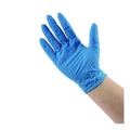 Disposable Gloves | Boardwalk 395LBXA 5 mil Disposable General-Purpose Powder-Free Nitrile Gloves - Large, Blue (100/Box) image number 8