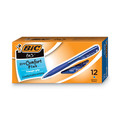 Pens | BIC BU311BE BU3 Bold 1 millimeter Retractable Ballpoint Pen - Blue Ink/Translucent Blue/Blue Barrel (1-Dozen) image number 0