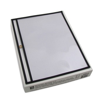 JUST LAUNCHED | C-Line 49912 Stitched Sides 12 in. x 9 in. 75-Sheet Capacity Shop Ticket Holders - Clear (25/Box)