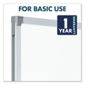 White Boards | Mead 85356 36 in. x 24 in. Dry Erase Board with Aluminum Frame - White Surface/Satin Aluminum Frame image number 5