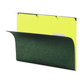 File Folders | Smead 10271 1/3-Cut Tabs Assorted Letter Size 0.75 in. Expansion Interior File Folders - Yellow (100/Box) image number 2