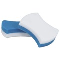 Office Presentation Supplies | Scotch-Brite PROFESSIONAL 4004CC 2.8 x 4.5 x 1.2 Easy Erasing Pad 4004 - Blue/White (12/Carton) image number 1