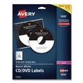 Labels | Avery 05692 Laser CD Labels - Matte White (40/Pack) image number 0