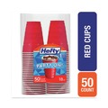 Cups and Lids | Hefty C21895 18 oz. Easy Grip Disposable Plastic Party Cups - Red (400/Carton) image number 5
