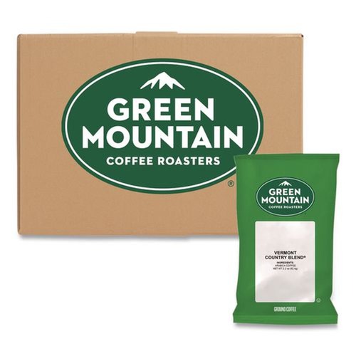 Coffee | Green Mountain Coffee 5000345756 2.2 oz Coffee Fraction Packs - Vermont Country Blend (100/Carton) image number 0