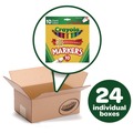 Permanent Markers | Crayola 587722 Broad Bullet Tip Non-Washable Marker - Assorted Classic Colors (10/Pack) image number 4
