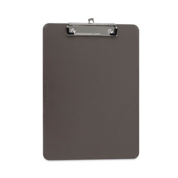 Universal UNV40311 Low-Profile Plastic Clipboard with 0.5 in. Clip Capacity for 8.5 x 11 Sheets - Translucent Black