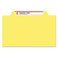 File Folders | Smead 13704 2 in. Expansion Top Tab Classification Folders with 4 SafeSHIELD Fasteners - Letter Size/Yellow Exterior (10/Box) image number 2