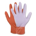 Disposable Gloves | Ammex GWUOFN49050 9.06 in. 6 mil Ultra Industrial Flock-Lined Nitrile Disposable Gloves - XX-Large/Orange (500/Carton) image number 1