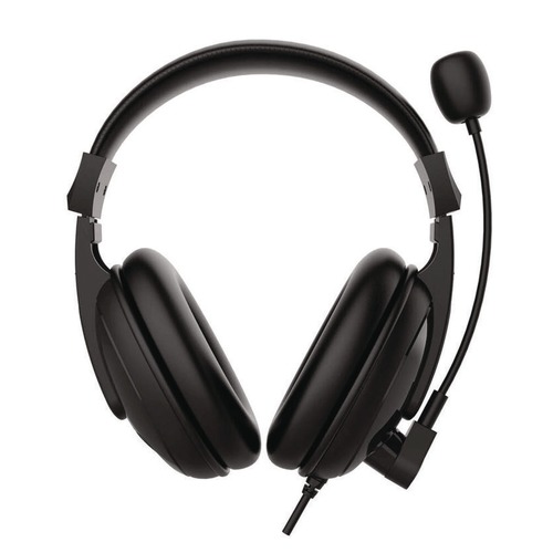 Office Electronics & Batteries | Morpheus 360 HS3500SU Binaural Over the Head Deluxe Multimedia Stereo USB Headset with Adjustable Boom Microphone image number 0