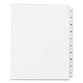 Dividers & Tabs | Avery 82319 10-Tab I to X 11 in. x 8.5 in. Allstate Style Preprinted Legal Exhibit Side Tab Index Dividers - White (1-Set) image number 0