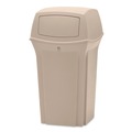 Trash & Waste Bins | Rubbermaid Commercial FG843088BEIG Ranger 35-Gallon Fire-Safe Structural Foam Container - Beige image number 0