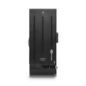 KITCHEN | Dixie SSSD120 SmartStock 10 in. x 8.75 in. x 24.75 in. Utensil Spoon Dispenser - Translucent Black (1/Carton)
