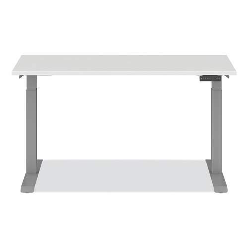 Office Desks & Workstations | Alera ALEHT3SAGBD 60 in. x 24 in. x 30 in. - 49 in. AdaptivErgo Sit-Stand 3-Stage Electric Height-Adjustable Table with Memory Controls - White image number 0