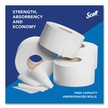  | Scott 3148 3.55 in. x 1000 ft. 2-Ply Essential JRT Jumbo Roll Septic Safe Tissue - White (4 Rolls/Carton) image number 4