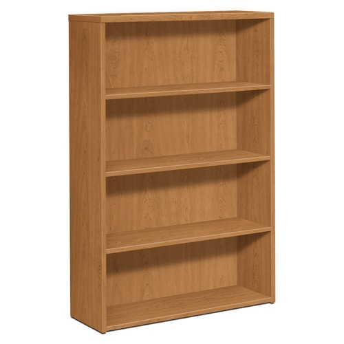 Office Filing Cabinets & Shelves | HON H105534.CC 10500 Series 36 in. W x 13.13 in. D x 57.13 in. H 4-Shelf Laminate Bookcase - Harvest image number 0