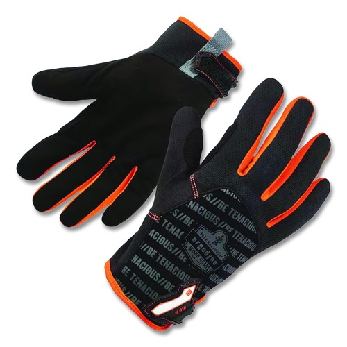 Cleaning Gloves | Ergodyne 17174 ProFlex 812 Standard Utility Gloves - Large Black (1-Pair) image number 0