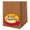 File Folders | Smead 73088 3.5 in. Expansion Letter Size Redrope Drop Front File Pockets with 2/5-Cut Guide Height Tabs (25/Box) image number 1
