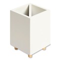 Desktop Organizers | U Brands 3466U03-12 Juliet 3 in. w x 3 in. d x 4 in. h Pencil Cup - White image number 5