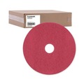  | Boardwalk BWK4020RED 20 in. Diameter Buffing Floor Pads - Red (5/Carton) image number 0