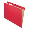 File Folders | Pendaflex 81608 1/5-Cut Tabs Letter Size Colored Hanging Folders - Red (25/Box) image number 0