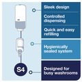 Soap Dispensers | Tork 571608 4.4 x 4.5 x 11.5 Skincare Dispenser with Intuition Sensor - Black image number 4
