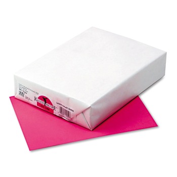 JUST LAUNCHED | Pacon P102052 24 lbs. 8-1/2 in. x 11 in. Kaleidoscope Multipurpose Colored Paper - Hot Pink (500/Ream)