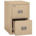Office Filing Cabinets & Shelves | FireKing 2P1825-CPA Patriot 17.75 in. x 25 in. x 27.75 in. 1-Hour Fire Protection 2 Legal/Letter File Drawers Insulated Fire File - Parchment image number 1