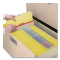 File Folders | Smead 14004 2 in. Expansion Top Tab Classification Folders with 6 SafeSHIELD Fasteners - Letter Size/Yellow Exterior (10/Box) image number 5