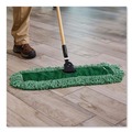 Mops | Rubbermaid Commercial FGJ85500GR00 36 in. Looped End Microfiber Dust Mop Head - Green image number 4
