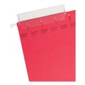 File Folders | Smead 64043 1/3-Cut Tabs Letter Size TUFF Hanging Folders with Easy Slide Tab - Red (18/Box) image number 1