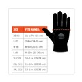 Cleaning Gloves | Ergodyne 17176 ProFlex 812 Standard Mechanics Gloves - 2X-Large Black (1-Pair) image number 6